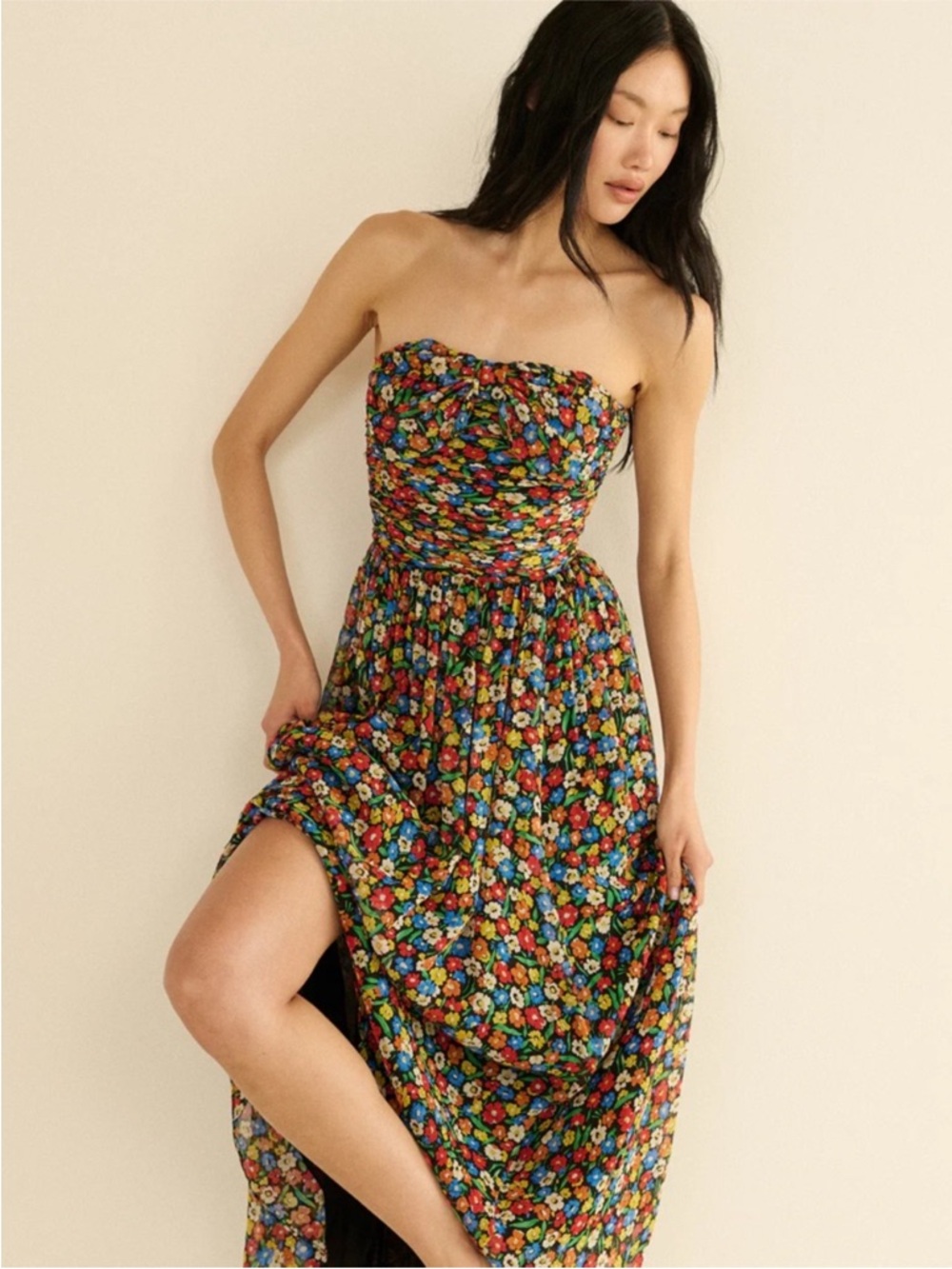 NWOT Doen MARGUERITE DRESS IN BEGONIA BLOSSOM